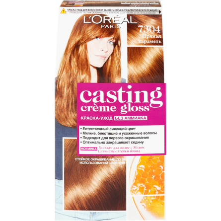 Краска для волос L'oreal Paris Casting Crème Gloss Пряная Карамель 7304