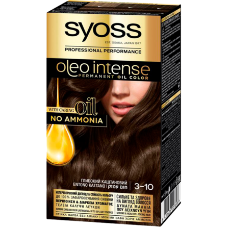 Фарба для волосся Syoss Глибокий каштановий 3-10 slide 1
