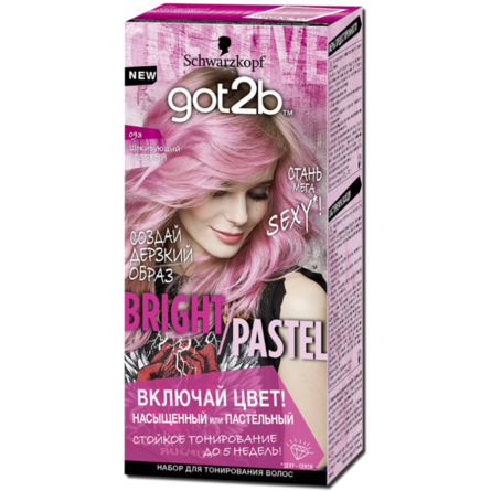 Тонуюча фарба для волосся Got2b Farb Artist 093 Шокуючий Рожевий, 80 мл slide 1