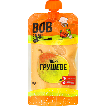 Пюре фруктовое Bob Snail Груша пастеризованная 250 г