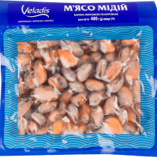 М'ясо мідій Veladis глазуроване варено-морожені 400 г mini slide 1