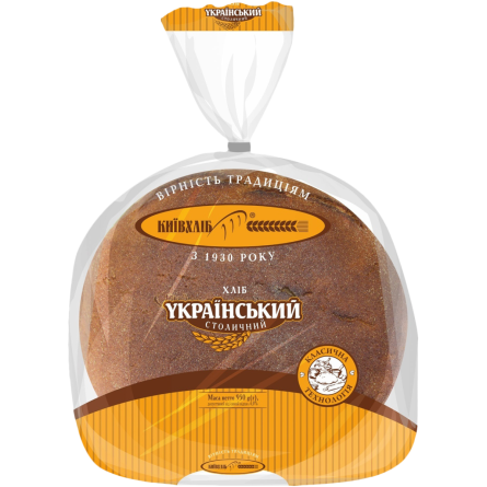 Хлеб Київхліб Украинский столичный ржано-пшеничный 950 г