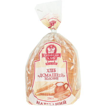 Хлеб Катеринославхліб Домашний пшеничный нарезной 290 г