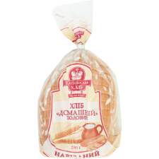 Хлеб Катеринославхліб Домашний пшеничный нарезной 290 г mini slide 1