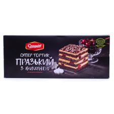 Торт Сладков празький з вишнею 450г mini slide 1