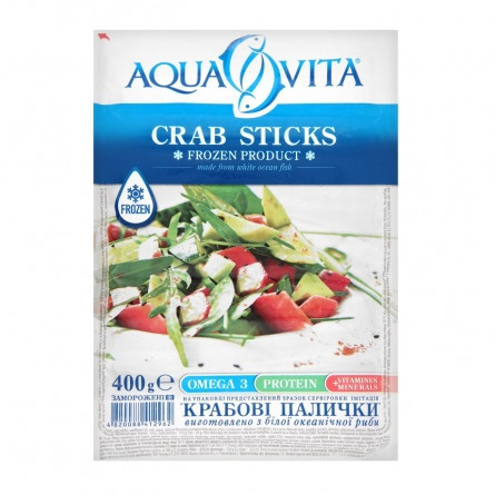 Крабові палички Aqua Vita заморожені 400г