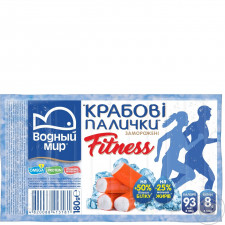 Палички крабові Водный Мир Fitness 180г mini slide 1