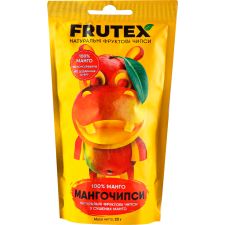 Чіпси Frutex Мангочипси фруктові 100% сушених манго 20 г mini slide 1