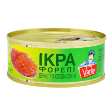 Ікра форелі Varto зерниста лососева солена 80 г mini slide 1
