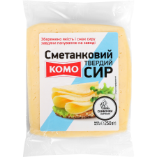 Сир КОМО СМЕТАНКОВИЙ слайс 50%, 250г mini slide 1