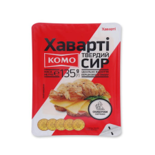 Сир КОМО ХАВАРТІ слайс 55%, 250г mini slide 1