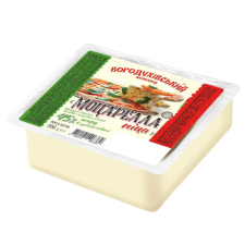 Продукт сырный Богодухівський молзавод Моцарелла Пицца 45% 200 г mini slide 1