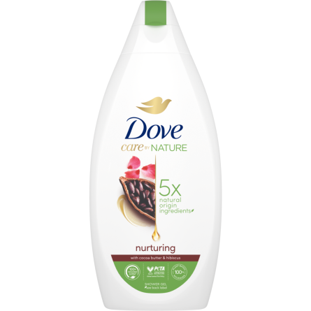 Крем-гель для душу Dove Care By Nature Nurturing 400 мл