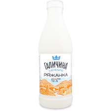 Ряжанка Галичина 4% пляшка 870 г mini slide 1