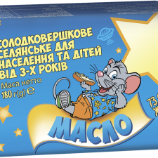 Масло Клуб Сиру Селянське солодковершкове 73% 180 г mini slide 1
