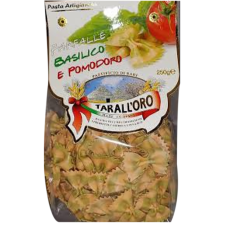 Макаронні вироби Tarall'oro Pasta Farfalle Tomato Basil, 250 г mini slide 1