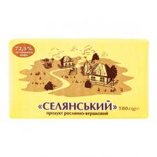 Продукт Селянський рослинно-вершковий 72.5% 180 г mini slide 1