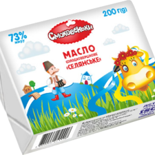 Масло Смаковеньки солодковершкове 73% 200 г mini slide 1