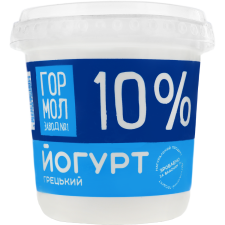 Йогурт Гормолзавод Грецький 10% 350г mini slide 1