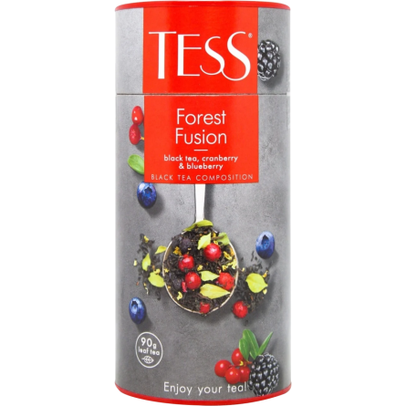 Чай Tess Forest Fusion чорний 90г