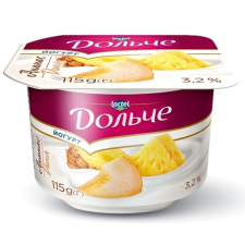 Йогурт Дольче Ананас-диня 3,2% 115 г mini slide 1