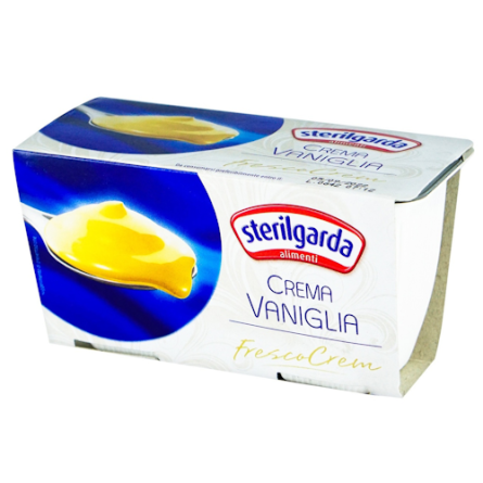 Десерт Sterilgarda Alimentari Ванільний крем 7%-9% 2 шт по 100 г