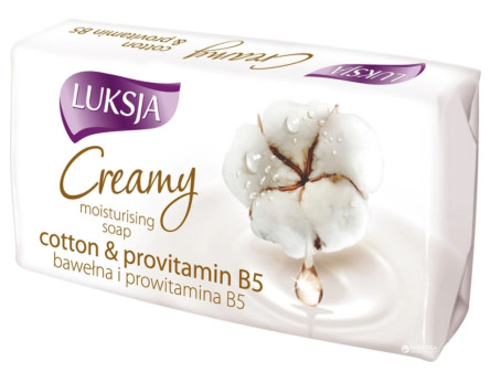 Крем-мило Luksja Cotton milk provitamin B5 90 г