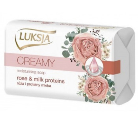 Мило Luksja Rose milk proteins 90 г