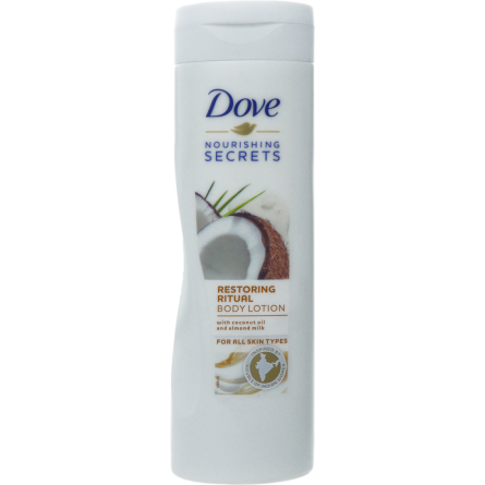 Лосьон для тела Dove Nourishing Secrets с кокосовым маслом и миндальным молочком 250 мл
