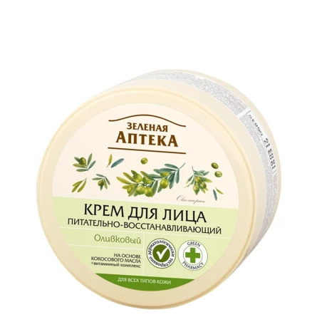Крем Зеленая аптека для обличчя оливковий 200 мл