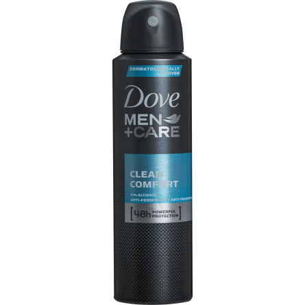 Дезодорант Dove Men+Care Clean comfort мужской спрей 150 мл