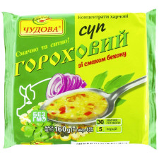 Суп гороховий Чудова традиційний з беконом 160г mini slide 1