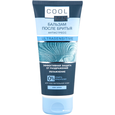 Бальзам после бритья Cool Men Ultrasensitive Антистресс увлажнение 200 мл