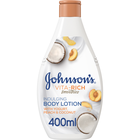 Лосьон для тела Johnson's Vita-Rich Релаксный с йогуртом, кокосом и экстрактом персика 250 мл