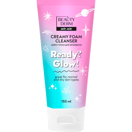 Крем-пінка Beauty Derm Ready Glow для вмивання 150 мл