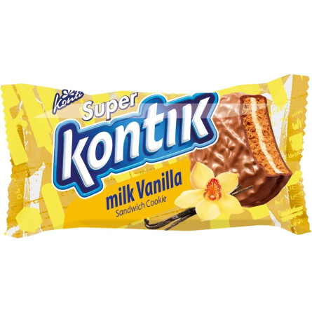 Печенье Konti Super-kontik ванильное в молочном шоколаде 90 г slide 1