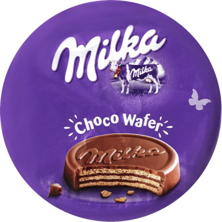 Вафли Milka Choco wafer с начинкой из какао покрытые молочным шоколадом 30 г