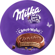 Вафлі Milka Choco wafer з начинкою з какао вкриті молочним шоколадом 30 г mini slide 1