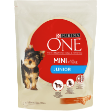 Сухий корм для цуценят малих порід Purina One Mini Junior c куркою та рисом 800 г mini slide 1