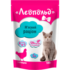Консерва для котів Леопольд з птицею 100 г mini slide 1