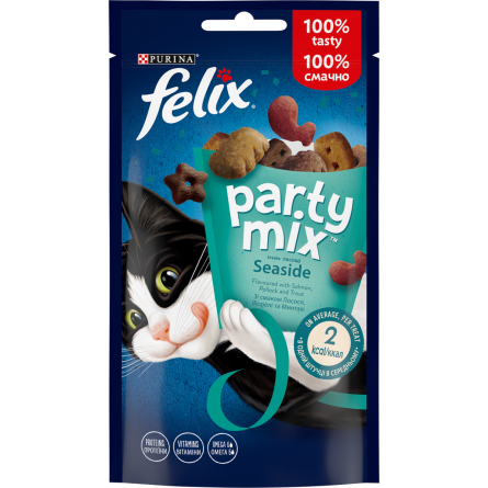 Ласощі для котів Felix Party Mix Ocean 60 г