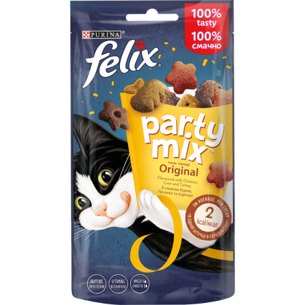 Лакомство для кошек Felix Party mix Original 60 г