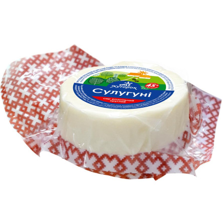 Сыр Хуторок Сулугуни рассольный круглый 45%, весовой