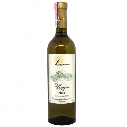 Вино Колоніст Шардоне біле сухе 13% 0,75л