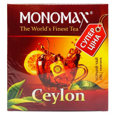 Чай черный Мономах №12 цейлонский 1,5г*100шт mini slide 1