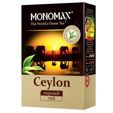 Чай черный Мономах Цейлон листовой цейлонский 90г