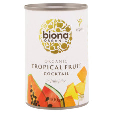 Органічний фруктовий коктейль Tropical BIONA ORGANIC 400 г mini slide 1
