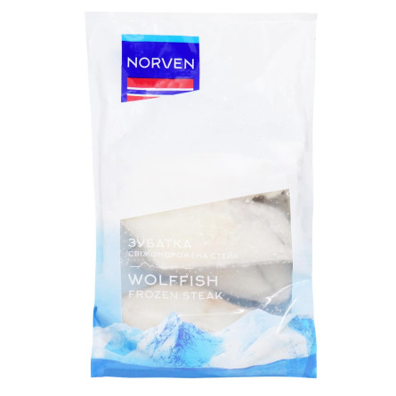 Зубатка Norven Стейк мороженая глазурированная весовая