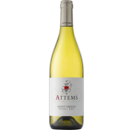 Вино Аттемс, Піно Гріджіо / Attems, Pinot Grigio, Frescobaldi, біле сухе 0.75л