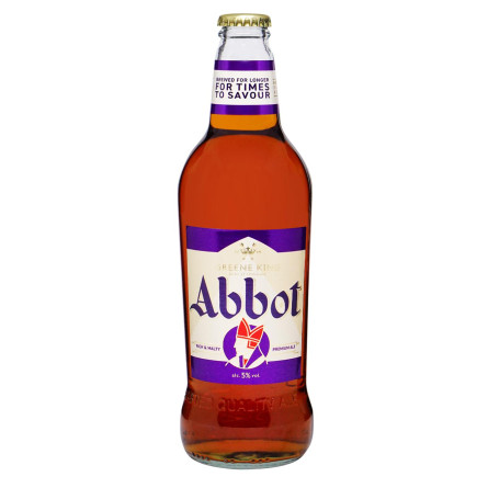 Пиво світле Green King Abbot ALE 5% 0,5л с/пл
